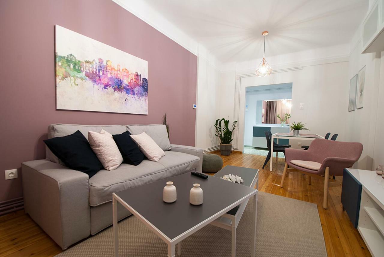 Large, Sunny, Modern Apartment Fully Renovated, Next To Agia Sofia Thessaloniki Exterior foto